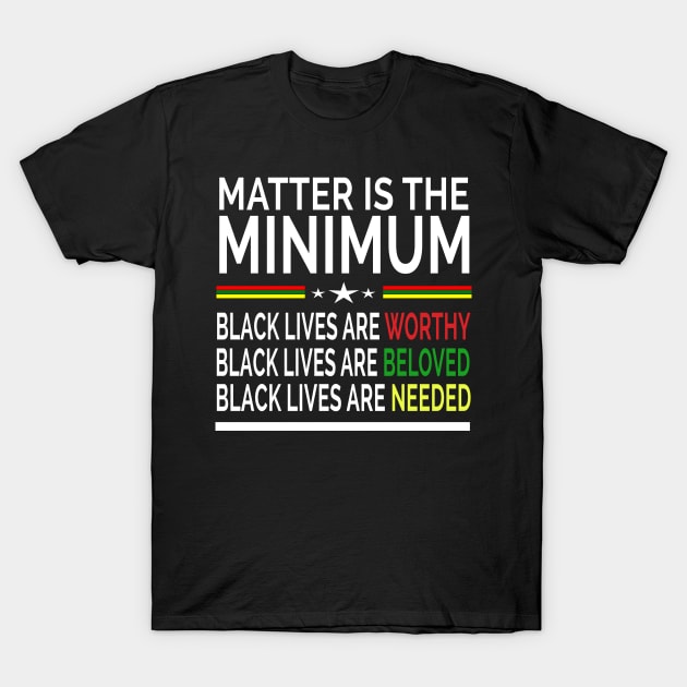 black lives matter T-Shirt by Moe99